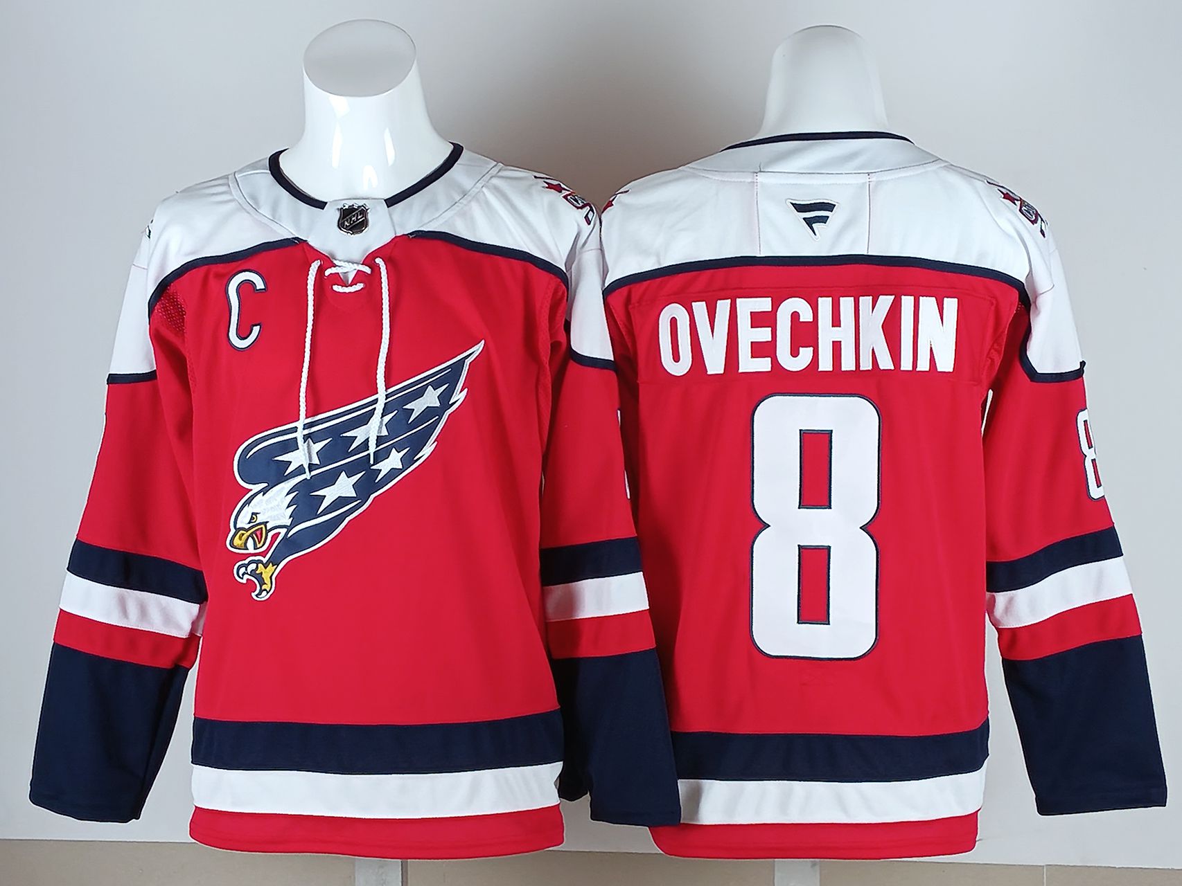 Men 2026 Washington Capitals #8 Ovechkin Red NHL Jersey style 01